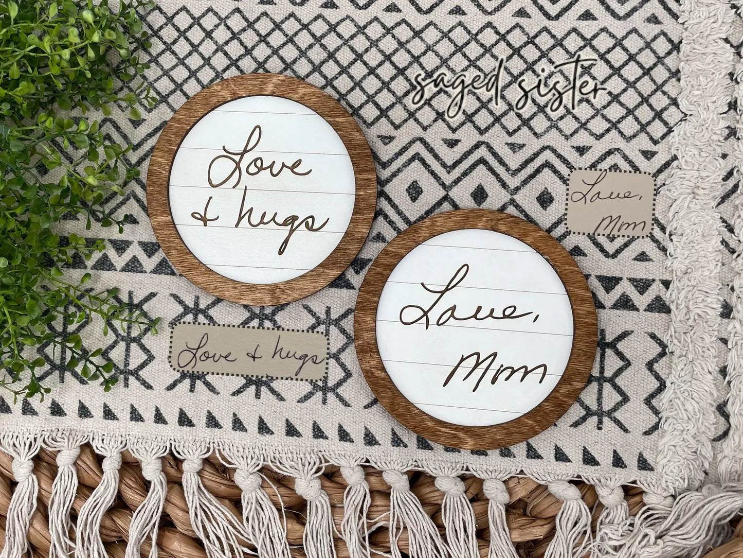 Memorial Handwritten Shelf Sitter
