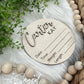 Birth Stat Sign, Baby Name Onesie